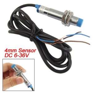  DC 6 36V PNP NO 3 wire 4mm Cylindrical Inductive Proximity Sensor 