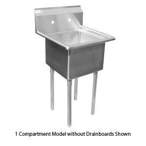  Left Drainboard 16 Gauge Regency One Compartment Stainless 