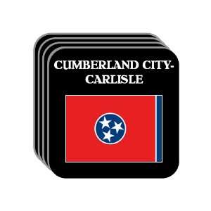 US State Flag   CUMBERLAND CITY CARLISLE, Tennessee (TN) Set of 4 Mini 