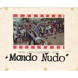  Mondo Nudo   Movie Poster   11 x 17