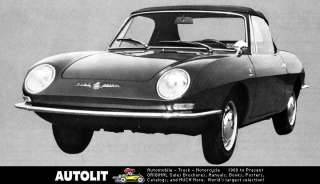 1966 Fiat Abarth OT1000 Spider Factory Photo  
