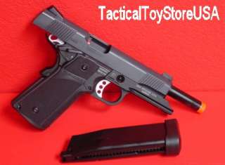 co2 SMITH & WESSON 1911 PD S&W Full Metal KJW 1911a1 Blow Back 3 Dot 