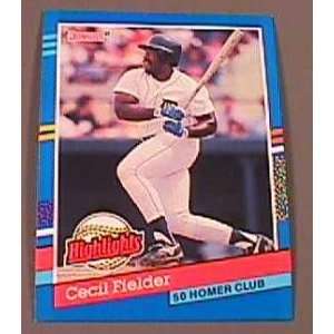 Cecil Fielder 1991 Donruss Highlights MLB Card #BC 5