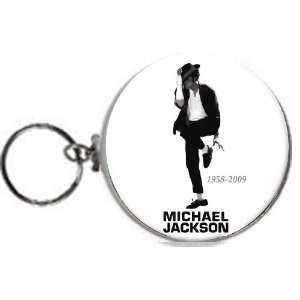  Michael Jackson Button Keychain 2.25 Collectible # 015 