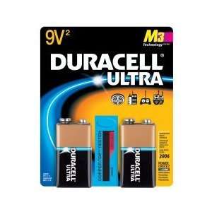  DURACELL 9V/2 ULTRA 9 Volt Alkaline Battery for High Tech 