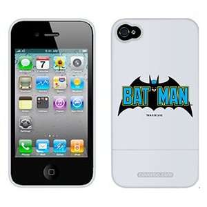  Batman Logo Blue on AT&T iPhone 4 Case by Coveroo  