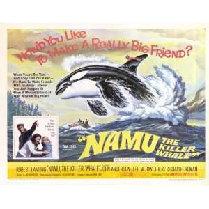 Namu, The Killer Whale   Movie Poster   11 x 17 