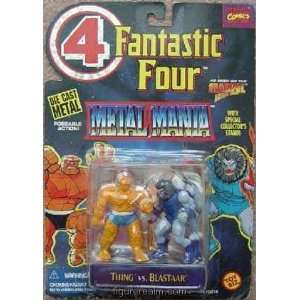  Thin vs Blastaar Fantastic Four Metal Mania Toys & Games