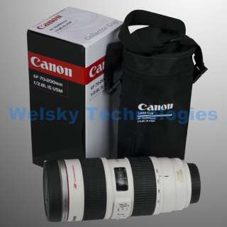Canon EF 70 200mm Camera Lens Cup Coffee Stainless Steel Mug + Gift 