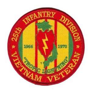  25th Infantry Division Vietnam Veteran Patch Everything 