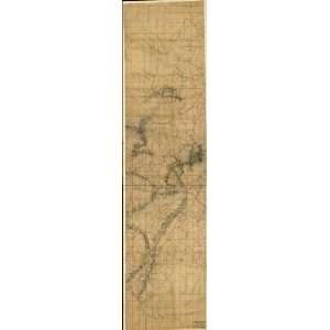  1860 Map Virginia, Augusta County