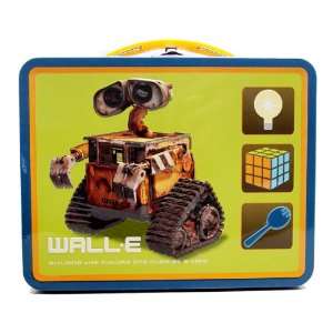  Wall.e Walle Robot Tin Lunch Box Case Blue Office 