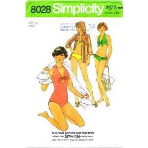   Bathing Suit Bikini Cover Up Size 14   Bust 36 Arts, Crafts & Sewing
