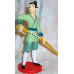  Disney Mulan Captain Li shang, 4 Figure Doll Toy Cake 
