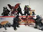 Godzilla   Set of 8 Godzilla Bandai Action Figure Toy  Space Godzilla 