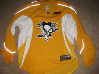PITTSBURGH PENGUINS NHL GAME USED PRACTICE JERSEY REEBOK RARE*****