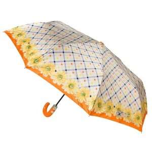  Soaked New York Automatic Floral Plaid Umbrella Patio 