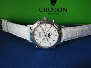 Croton Automatic Day Date Watch C1331045WSDW $700  