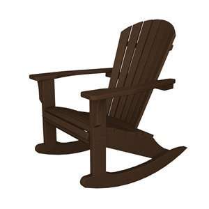  Poly Wood SHR22MA Seashell Rocker Outdoor Rocking Chair 