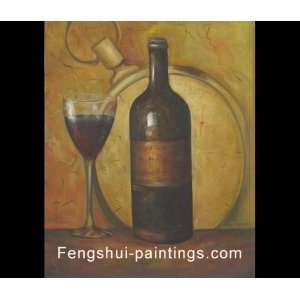  Wine Painting, Still Life Paintings, Oil Painting, Canvas Art 