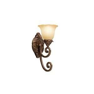  Kichler Cheswick Parisian Bronze Single Bulb Wall Light 
