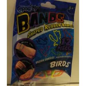  Googly Bands Shaped Rubber Bands   Birds Toys & Games