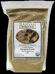 Bacopa Herb Powder 1 lb by Banyan Trading Co.  