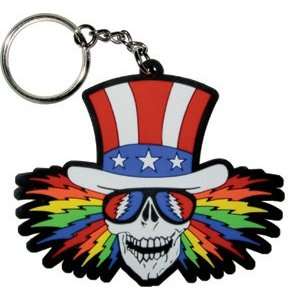  THE GRATEFUL DEAD UNCLE SAM RUBBER KEYCHAIN