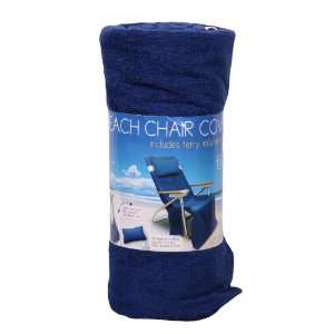   Inflatable Pillow Cover Converts to a Beach Tote  Blue