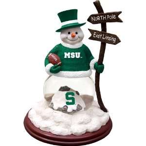  Michigan State Spartans First Edition Snowman Sports 