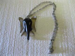 Vintage ELEPHANT jewelry necklace SIR R  