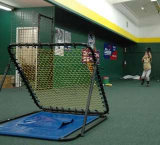 Pitch Back Baseball Softball Batting Cage Trainer Net  