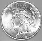 Peace Silver Dollar 1922 P Uncirculated