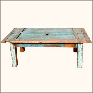   Antique Distressed Reclaimed Teak Wood Large Dining Table for 6 People