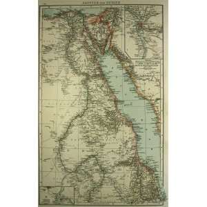  Andree map of Egypt and Nubia (1893)