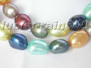 1pcs 11mm Multicolor baroque pearls loose beads s2013  