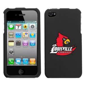  iPhone 4 4S Louisville Cardinals Black Superior Snap on 