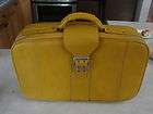 Vtg Mustard/Yellow Samsonite Caribbea ll Soft Suitcase