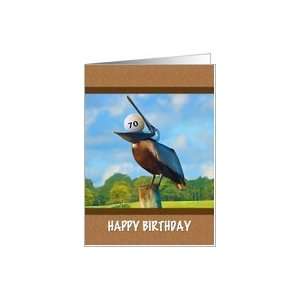  Birthday, 70th, Pelican, Golf Ball Card Toys & Games