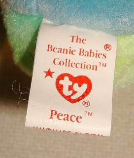 Peace Beanie Baby. ©1996, style 4053. Its in excellent clean 