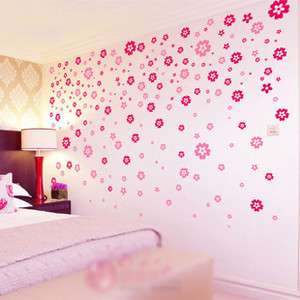 New 104 pcs romantic flowers Wall paste rose wallpaper  