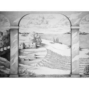  Tuscany Arches Wall Mural