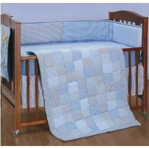  Gingham Blocks Crib Bedding Baby