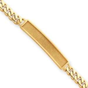  14k Gold 6.8mm Cuban Childs Bezel I Jewelry