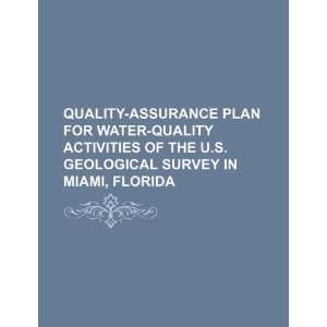  Quality assurance plan for water quality activities of the 