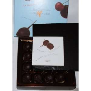  Chocolate Dipped Cherries in a Fancy Box   Imported from 