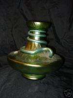 Loetz ORIGINAL Handblown Art Glass Serpent Vase  
