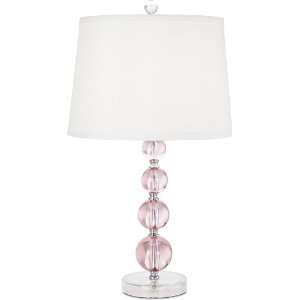  Pink Stacked Ball Acrylic Table Lamp