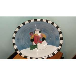  Debbie Mumm Snow Fairies Serving Bowl