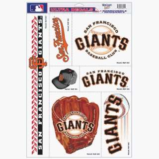  San Francisco Giants Static Cling Decal Sheet ** Sports 